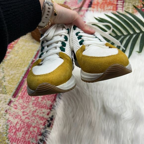 Boden Colorful Ribbed Corduroy Classic Trainer Sneaker 37 / 6 - Picture 6 of 9